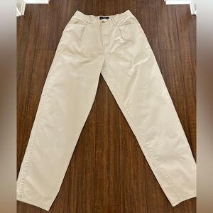 Men’s Tan Chinos with Relaxed Straight-Leg Fit 100% Cotton Size 14T